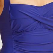 Load image into Gallery viewer, Blue Twist Front Swimsuit
